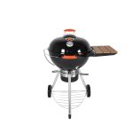 22.5 Kettle Charcoal Grill With Foldable Steel Side Table